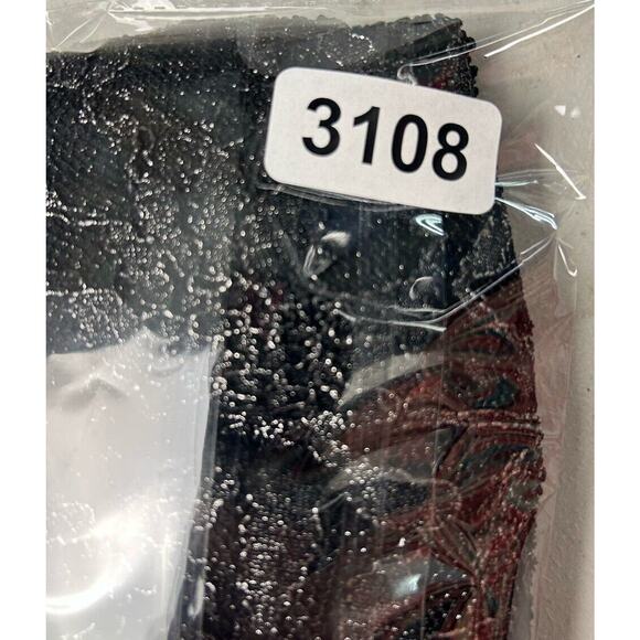 ONYX Nite Womens Size XL Black Lace Overlay‎ Skirt Back Zip Goth Gothic Party - Picture 10 of 10